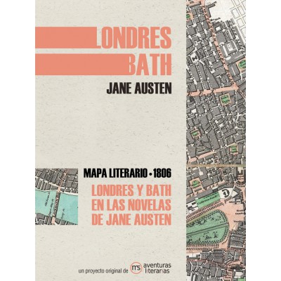 Jane Austen map of London