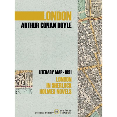Map of London. Sherlock Holmes