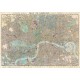 Map of London. Sherlock Holmes