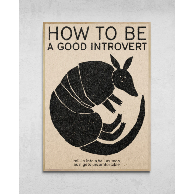 Lámina Cómo ser un buen introvertido