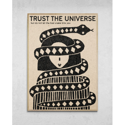 Lámina Confía en el universo