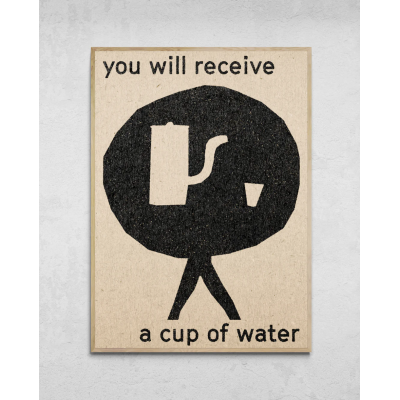 Lámina Una taza de agua