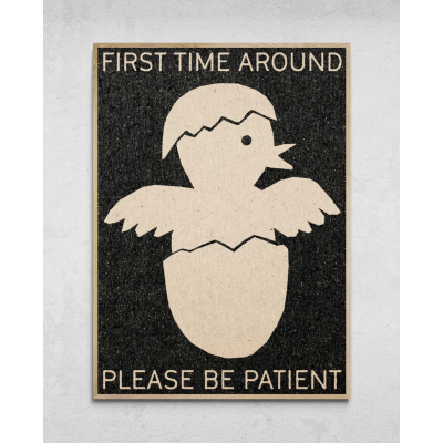 Lámina Primera vez por aquí