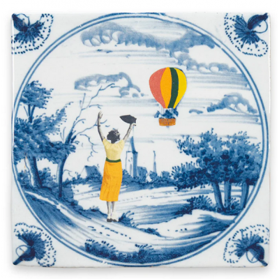 Azulejo Postura Gatuna