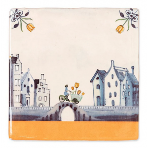 Azulejo Tulipanes de camino hacia ti