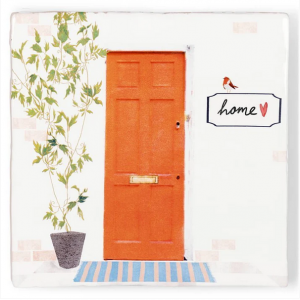 Azulejo Toc, toc, ¿quién está ahí?