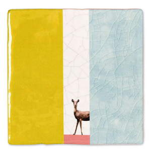 Azulejo Te veo, querida.