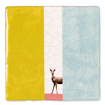 Azulejo Te veo, querida.