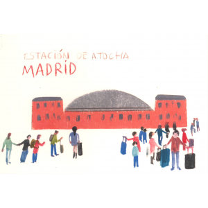 Lámina de La Estación de Atocha
