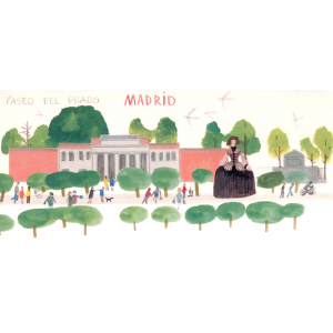 Lámina Paseo del Prado
