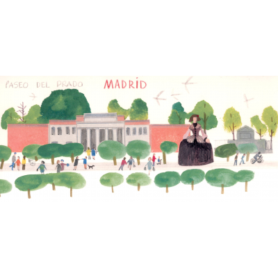 Lámina Paseo del Prado