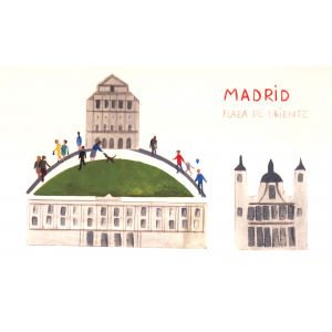 Lámina Plaza de Oriente