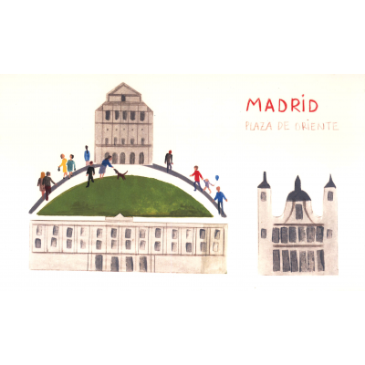 Lámina Plaza de Oriente