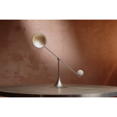 Lámpara equilibrio plata