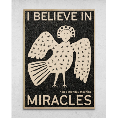 Lámina Creo en los milagros