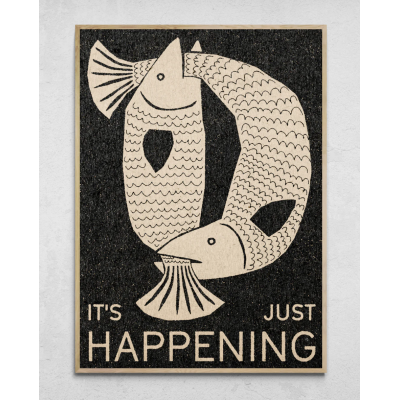 Lámina Simplemente está pasando