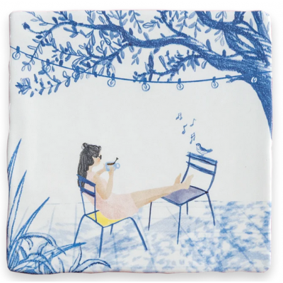 Azulejo Pausa para el café