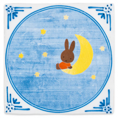 Azulejo Miffy en la luna 2