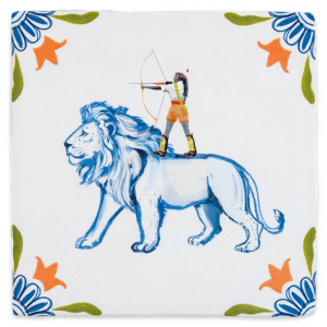 Azulejo El guerrero que hay en mí
