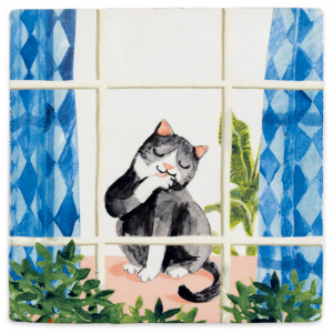 Azulejo Gato mimoso