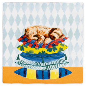 Azulejo Perro somnoliento