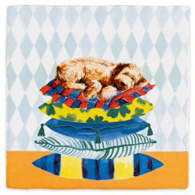 Azulejo Perro somnoliento